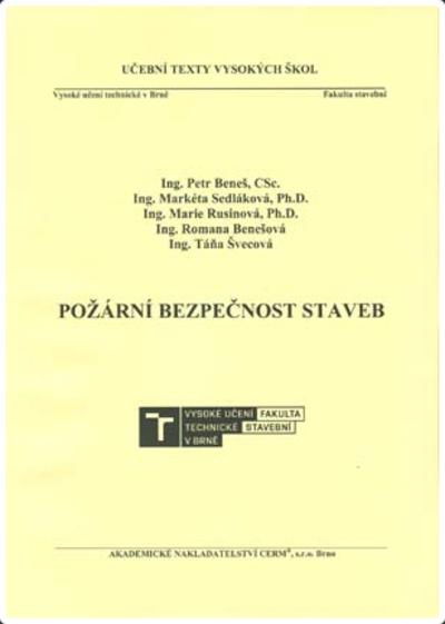 Kniha: Požární bezpečnost staveb - Petr Beneš