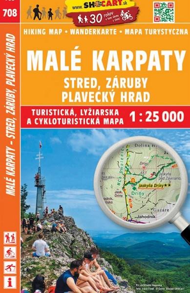 Kniha: 708 Malé Karpaty - Stred, Záruby, Plavecký hrad, 1:25.000autor neuvedený