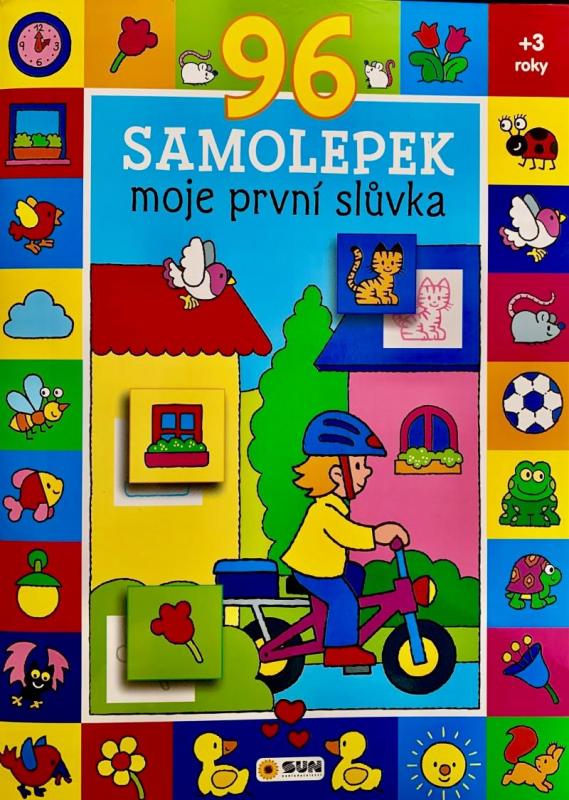 Kniha: Moje první slůvka 96 samolepek - Kniha pro nejmenšíautor neuvedený