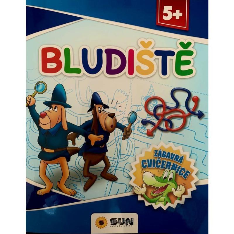 Kniha: Bludiště - Zábavná cvičebnice 5+autor neuvedený