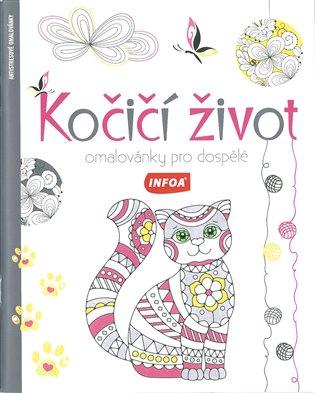 Kniha: Omalovánky pro dospělé - Kočičí životautor neuvedený