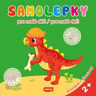 Kniha: Samolepky pro malé děti  - Dinosauřiautor neuvedený