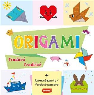 Kniha: ORIGAMI tradiční +  barevné papíryautor neuvedený