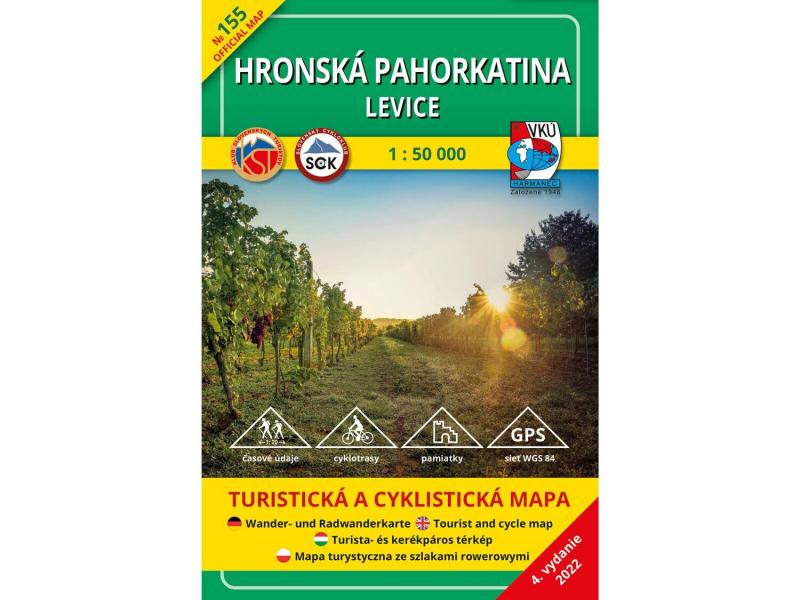 Kniha: TM 155 - Hronská pahorkatina - Leviceautor neuvedený