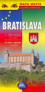 Kniha: Bratislava - mapa mestaautor neuvedený