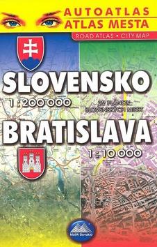 Kniha: Slovensko 1 : 200 000 Bratislava 1:10 000autor neuvedený
