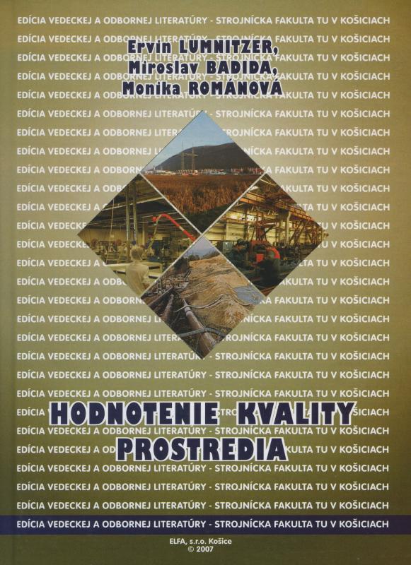 Kniha: Hodnotenie kvality prostredia - Ervin Lumnitzer