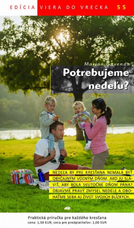 Kniha: Potrebujeme nedeľu? - Marián Gavenda