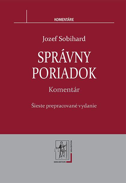 Kniha: Správny poriadok - komentár - Jozef Sobihard