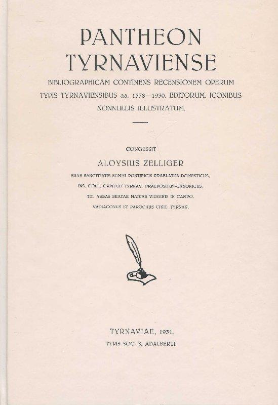 Kniha: Pantheon tyrnaviense - Aloysius Zelliger