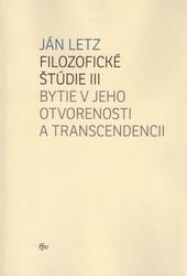 Kniha: Filozofické štúdie III. - Ján Letz