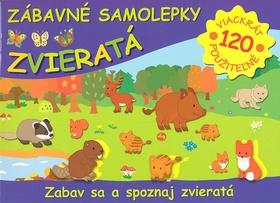Kniha: Zábavné samolepky - Zvieratáautor neuvedený