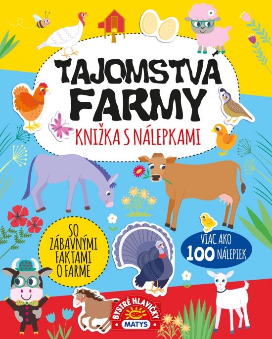 Kniha: Tajomstvá farmy – knižka s nálepkami – viac ako 100 nálepiek!autor neuvedený