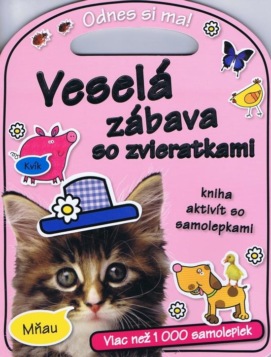 Kniha: Veselá zábava so zvieratkami - Kniha aktivít so samolepkamiautor neuvedený