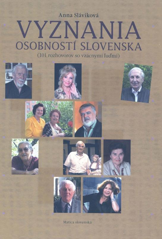 Kniha: Vyznania osobností Slovenska - Sláviková Anna