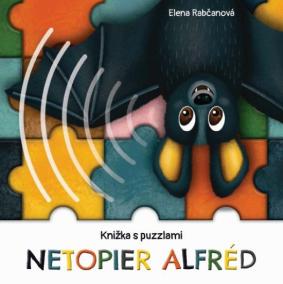 Netopier Alfréd - knižka s puzzlami