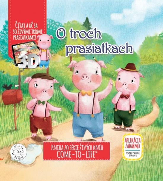 Kniha: O troch prasiatkach (3D)autor neuvedený
