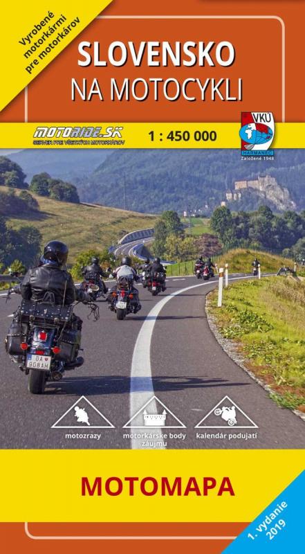 Kniha: Slovensko na motocykli 1:450 000kolektív autorov