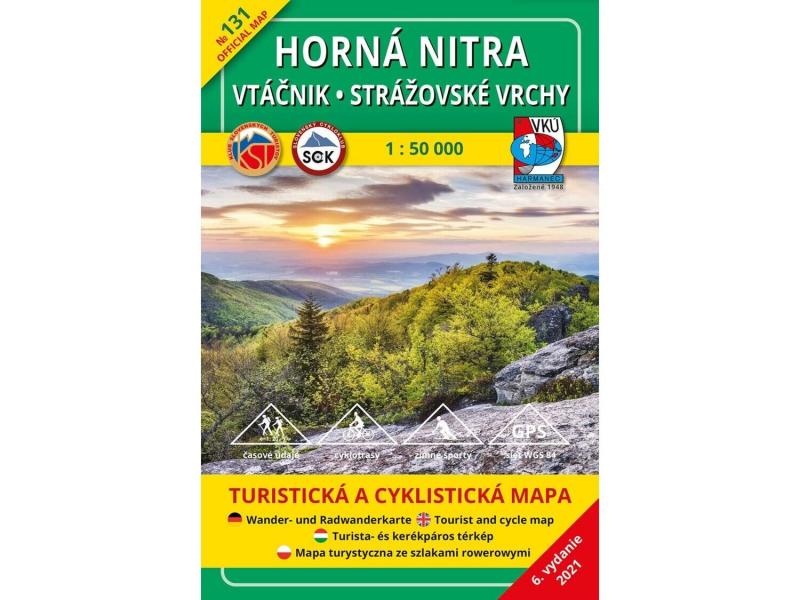 Kniha: Horná Nitra - Vtáčnik - Strážovské vrchy 1:50 000kolektív autorov