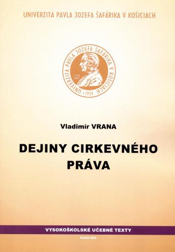 Kniha: Dejiny cirkevného práva - Vladimír Vrana