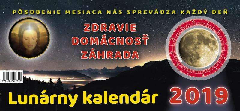 Kniha: Lunárny kalendár 2019 - stolový - Kolektív autorov