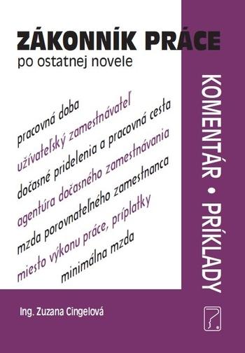 Kniha: Zákonník práce po ostatnej novele - komentár, príkladyautor neuvedený