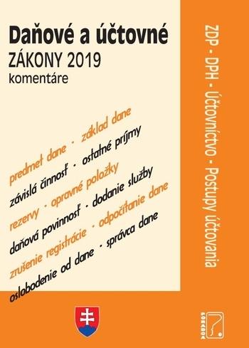 Kniha: Daňové a účtovné zákony 2019 - komentáreautor neuvedený