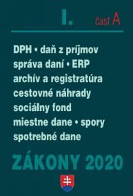 Zákony 2020 I/A - Daňové zákony - úplné znenie k 1.1.2020