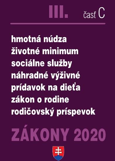 Kniha: Zákony 2020/III. časť Cautor neuvedený
