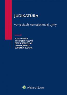 Kniha: Judikatúra vo veciach nemajetkovej ujmy - Jozef Vozár