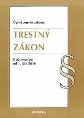 Trestný zákon. Úzz, 2016