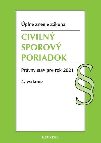 Kniha: Civilný sporový poriadok. Úzz, 4. vyd., 2021autor neuvedený