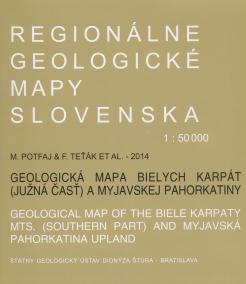 Geologická mapa Bielych Karpát 1:50 000