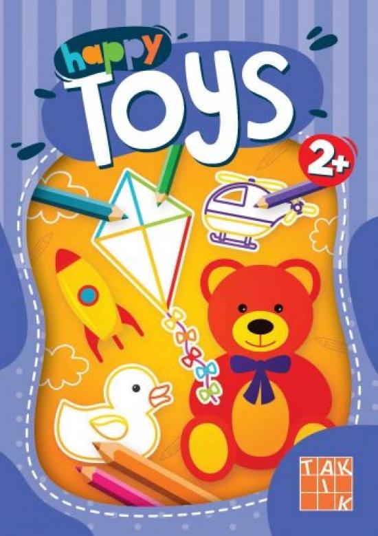 Kniha: Happy Toys omaľovankaautor neuvedený