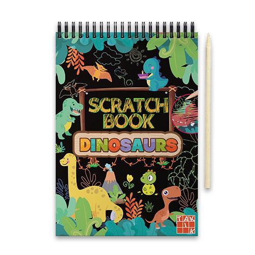 Kniha: Scratch book - Dinosaurusautor neuvedený