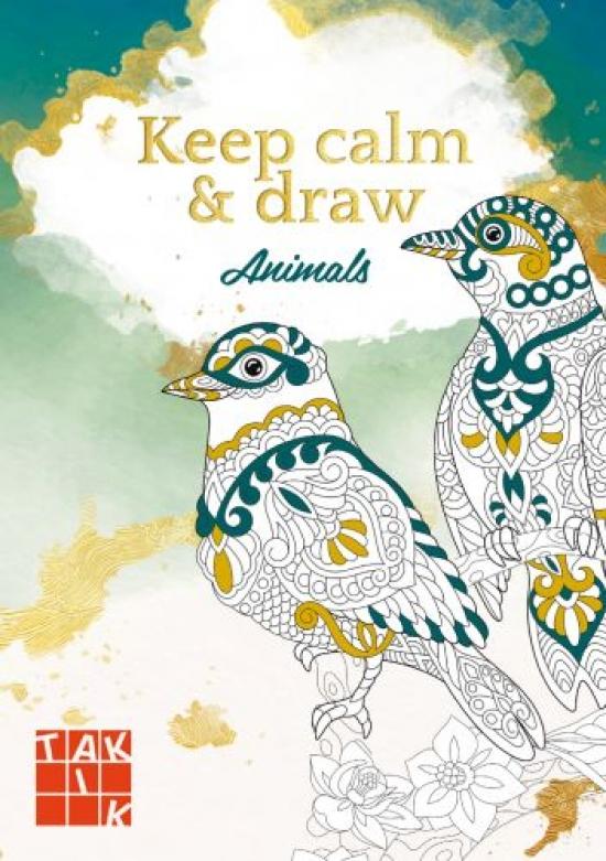 Kniha: Keep calm - draw - Animalsautor neuvedený