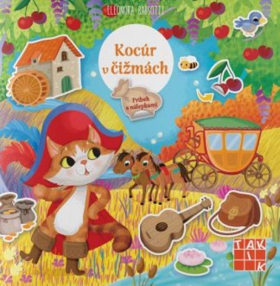 Kniha: Kocúr v čižmách - príbeh s nálepkamiautor neuvedený