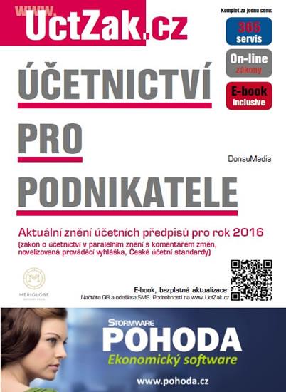 Kniha: Účetnictví pro podnikatele 2016autor neuvedený