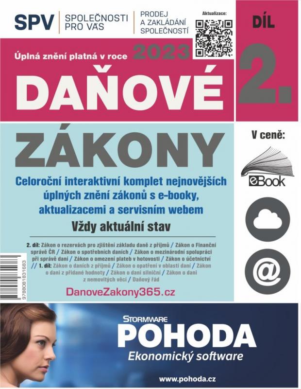 Kniha: Daňové zákony 2023 (Díl 2.)autor neuvedený