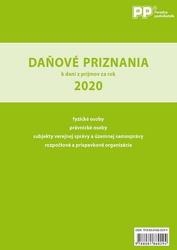 Kniha: Daňové priznania k dani z príjmov za rok 2020autor neuvedený