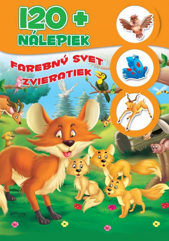 Kniha: 120+ nálepiek - Farebný svet zvieratiekautor neuvedený