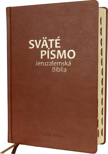 Kniha: Sväté písmo – Jeruzalemská Biblia (veľký formát) – hnedáautor neuvedený