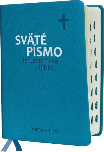 Kniha: Sväté písmo – Jeruzalemská Biblia (stredný formát) – tyrkysová obálkaautor neuvedený