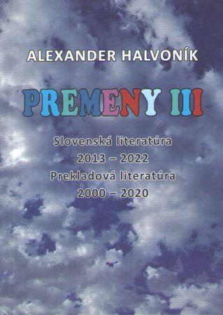 Kniha: Premeny III - Alexander Halvoník