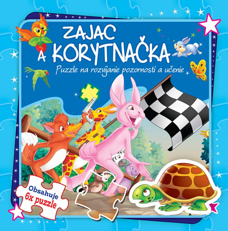 Kniha: Zajac a korytnačka - Puzzle na rozvíjanie pozornosti a učenieautor neuvedený