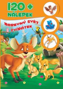 120+ nálepek - Barevný svět zvířatek