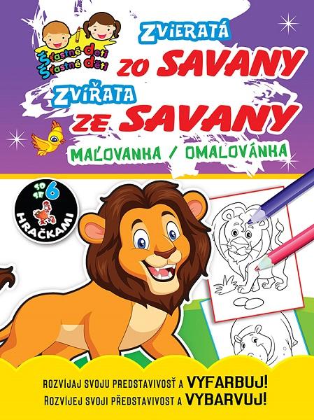 Kniha: Zvieratá zo Savany / Zvířata ze Savany - Maľovanka / Omalovánkaautor neuvedený