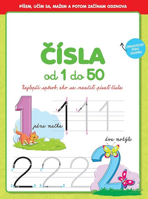 Kniha: Píšem, učím sa, mažem a potom začínam odznova - čísla od 1 do 50autor neuvedený