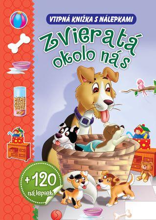 Kniha: Zvieratá okolo nás + 120 nálepiekautor neuvedený