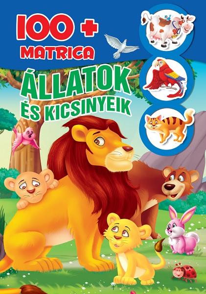 Kniha: Állatok és kicsinyeik - 100+matricaautor neuvedený
